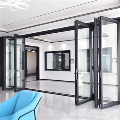 Thermal Break דלתות זכוכית דו-פיפוליות חיצוניות